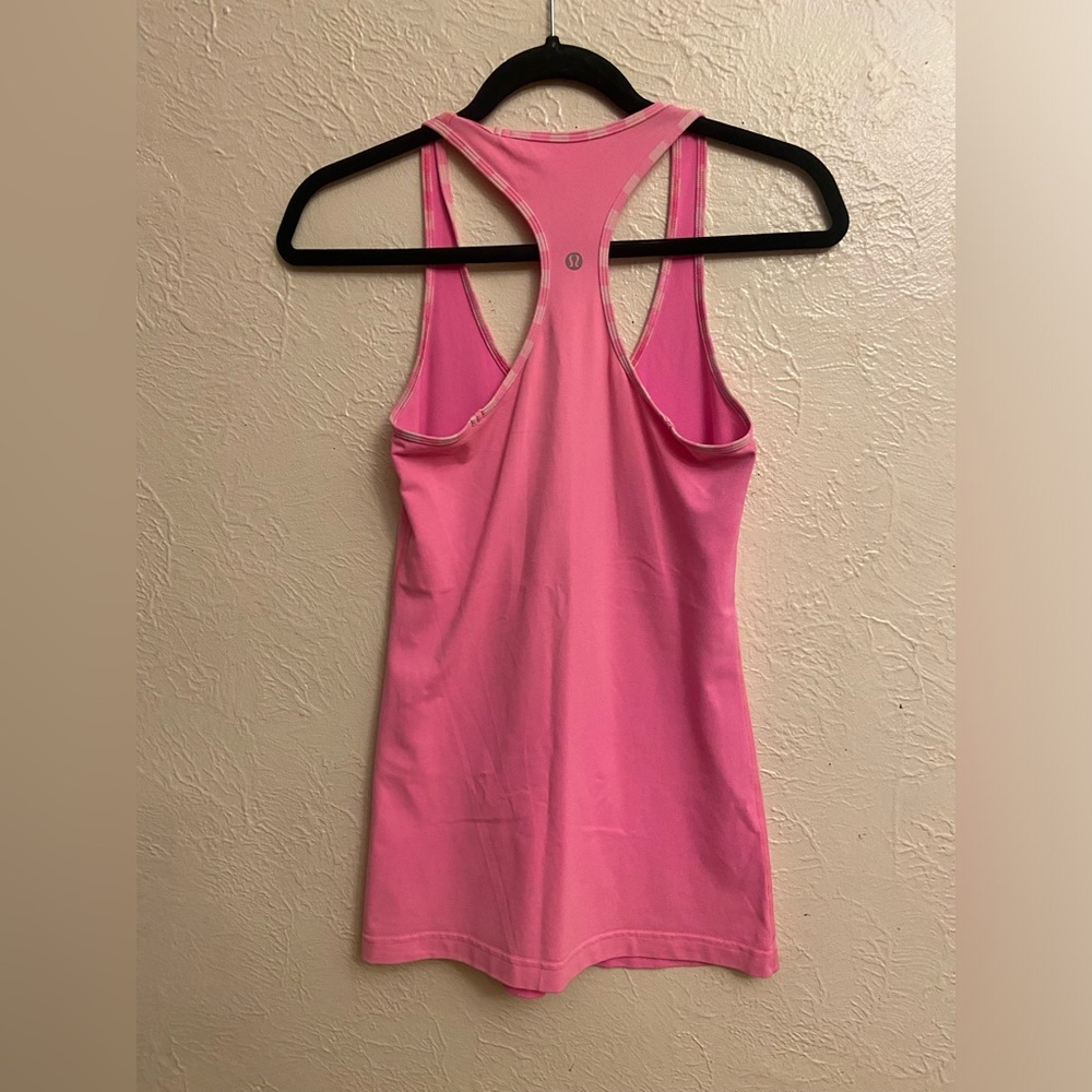 lululemon athletica Pink Racerback Tank Top